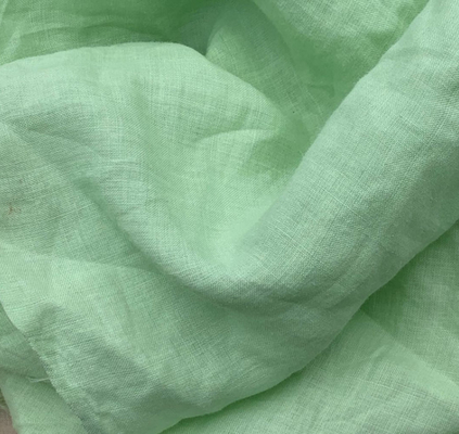 Coton vert naturel confortable Gauze Fabric For Clothing de 32S Gauze Fabric 120gsm