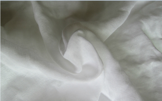 Coton naturel Gauze Fabrics For Baby 145gsm de 53 pouces aucun agent de Flurescent