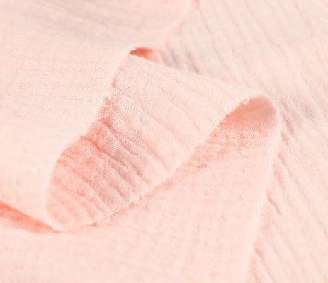 Aucun agent fluorescent Bamboo Gauze Fabric For Baby Clothing largeur de 53 pouces