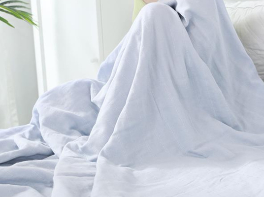 Le nourrisson de Gauze Fabric By The Yard 40S de triple de toucher doux enveloppent des couvertures