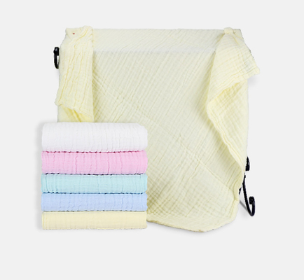Six peaux naturelles de Gauze Fabric No Flurescent Agent de crêpe de couche amicales