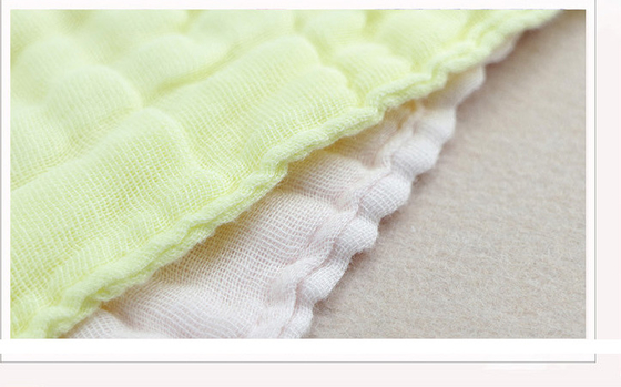 6 couches de crêpe de couleur de Gauze Fabric Environmental Protection Any