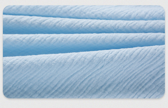 40S naturel a peigné la serviette de Gauze Fabric Two Layer Dribble de crêpe de coton