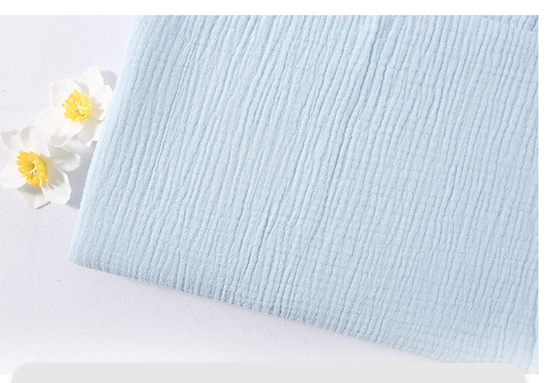 40S naturel a peigné la serviette de Gauze Fabric Two Layer Dribble de crêpe de coton