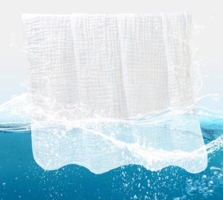 130X90 crêpe blanche Gauze Fabric
