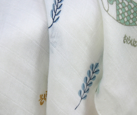 Tissu antibactérien de Gauze Fabric Organic Double Gauze de double couche