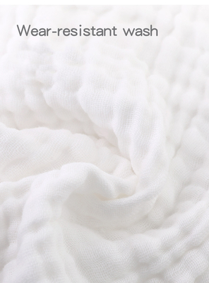 Relativement lâchement 100% Gauze Fabric Three Layers Breathable tissé modal