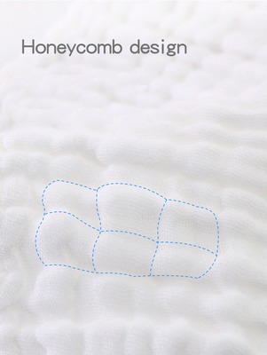 Relativement lâchement 100% Gauze Fabric Three Layers Breathable tissé modal