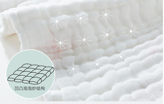 Le coton en bambou de 30% 70% enveloppent Gauze Fabric Baby Products Lightweight