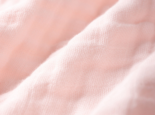 La fibre détordue enveloppent Gauze Fabric For Newborn Wraps respirable