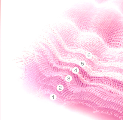40S rose tissé modal Gauze Fabric