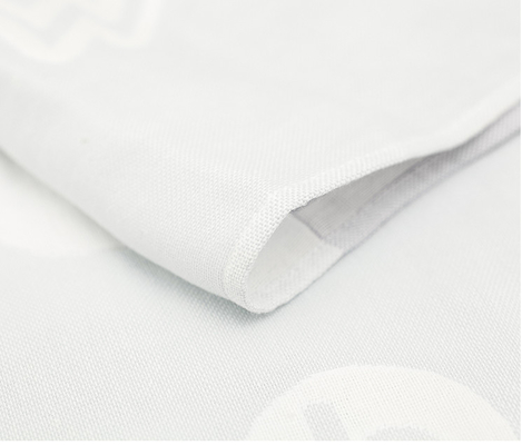 Modèle vif coloré du tissu de coton de jacquard de doubles couches 130gsm