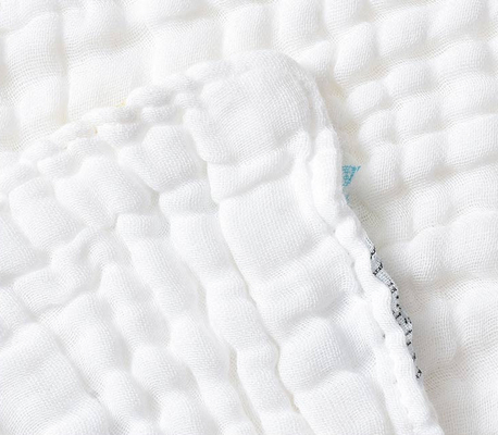 Le coton 100% mou de fibre enveloppent la catégorie de Gauze Fabric Two Layer Baby