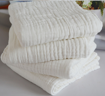 Le coton 100% mou de fibre enveloppent la catégorie de Gauze Fabric Two Layer Baby