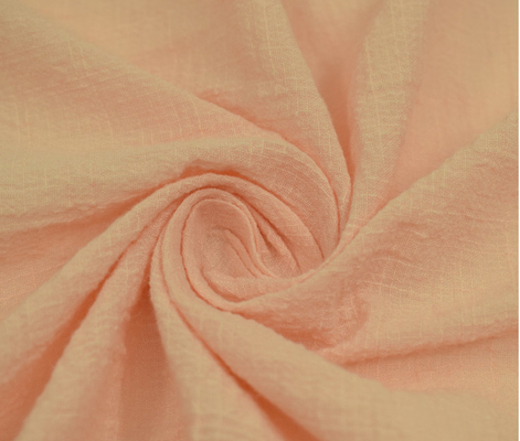 Tissu environnemental Gauze Fabric orange de couverture de la mousseline 110GSM