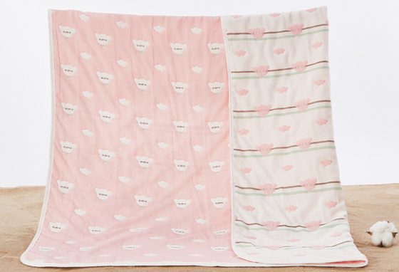jacquard organique Gauze Material du tissu 160gsm de jacquard du coton 30S