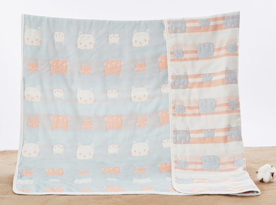 jacquard organique Gauze Material du tissu 160gsm de jacquard du coton 30S