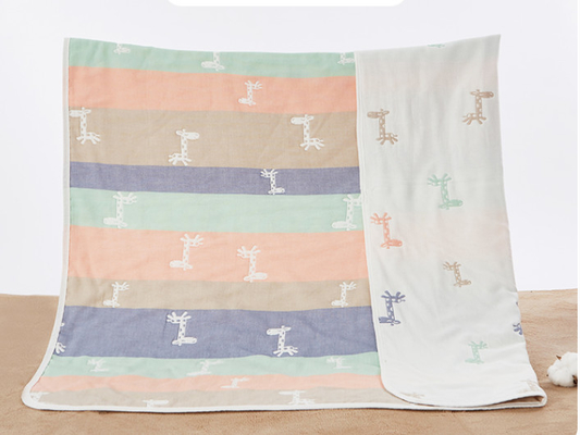 jacquard organique Gauze Material du tissu 160gsm de jacquard du coton 30S