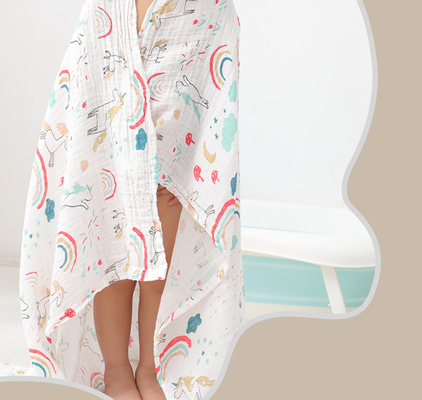 Les enfants 40S modelés enveloppent Gauze Fabric Non Irritating Biodegradable