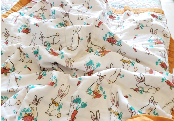 Gauze Baby Fabric imprimé fait sur commande 180GSM naturel résistent à des rayons ultraviolets