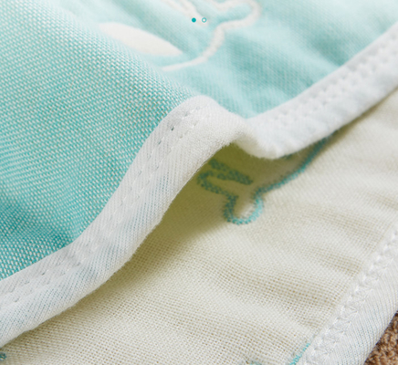 Absorption d'eau forte confortable matérielle peignée par crêpe de jacquard de coton