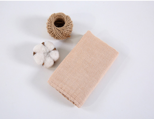 Anti tissu statique de Gauze Fabric Brown Tan Gauze de coton tissé par 175X135