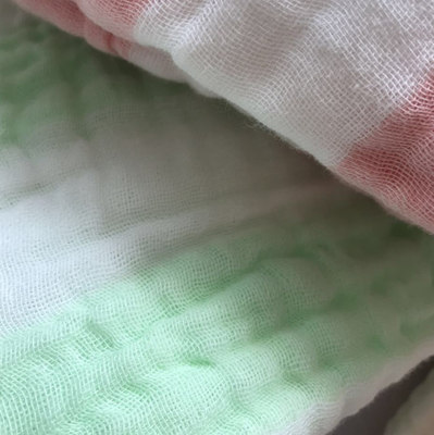 Les nourrissons évaluent la crêpe enveloppent Gauze Fabric Three Layer Keep chaud