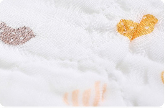 Détordu quatre couches a imprimé le sentiment doux de couverture de bébé de Gauze Fabric 220GSM