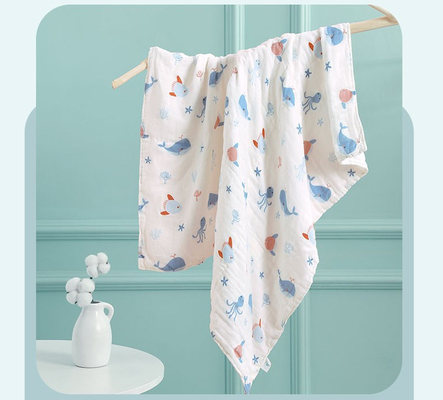 La bulle écologique sûre Gauze Fabric de coton coton de 4 couches enveloppent le tissu