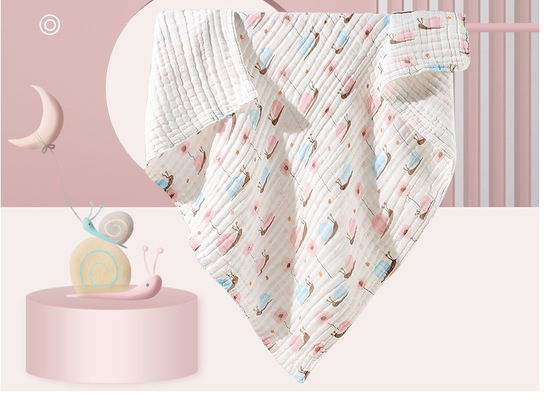 La crêpe tissée par copie animale a imprimé confortable pelucheux de Gauze Fabric 100m/petit pain