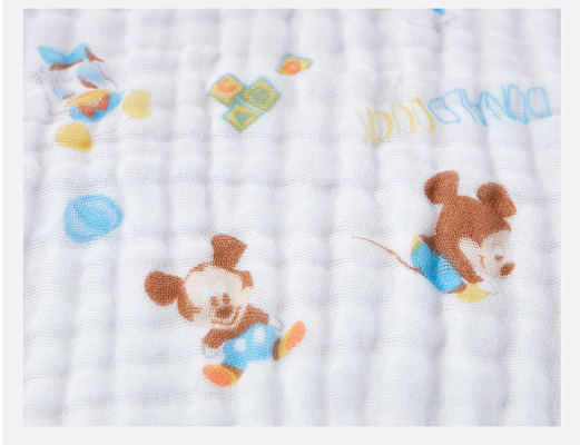 Tissu d'habillement de bébé de résistance de 240GSM Gauze Swaddle Fabric Good Cold
