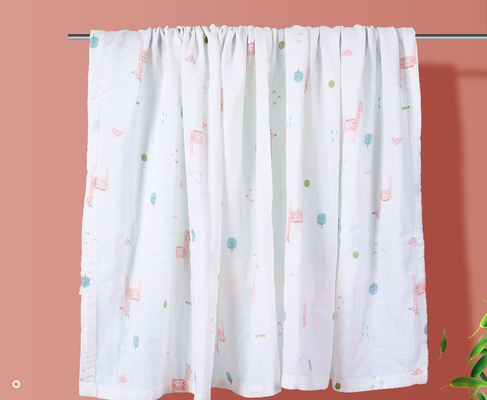 Séchage imprimé naturel fortement absorbant de Gauze Fabric Three Layers Quick