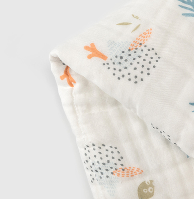 Beau Gauze Fabric For Infants Clothing naturel de impression animal 200GSM