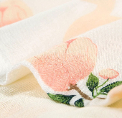 Double blanc multicouche Gauze Fabric