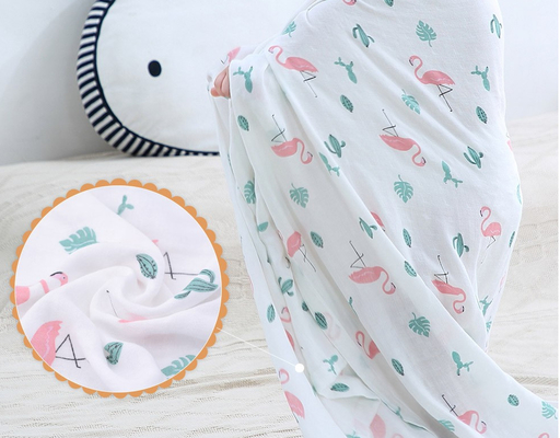 Le double imprimé simple Gauze Fabric By The Metre enveloppent 120X120 couvrant irritant non