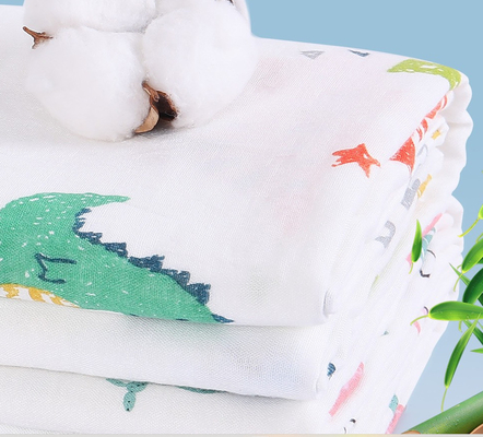Double blanc multicouche Gauze Fabric