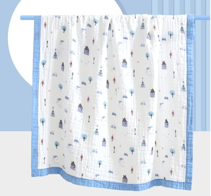 4 bébé mou conçu vif de Gauze Fabric 210gsm de couche envelopper le matériel