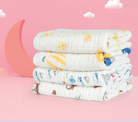 200gsm le bébé en bonne santé Gauze Fabric 40S a peigné le coton Gauze Fabric naturel
