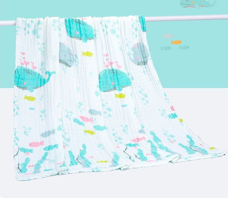 Et jaune bébé Gauze Blankets de Gauze Fabric modelé par fruit vert 220GSM