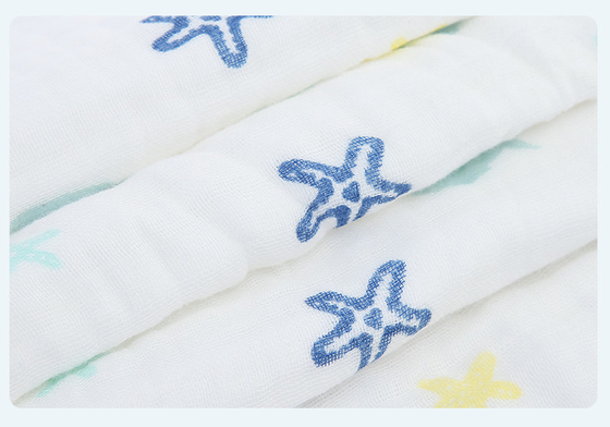 Coton pur des nourrissons 40S charge statique de Gauze Fabric For Newborn Clothes de 4 couches anti