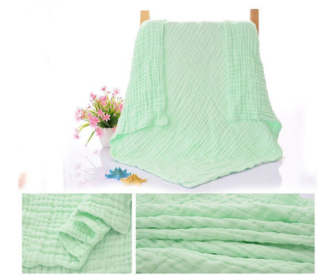 Bébé vert clair Gauze Blankets 200GSM