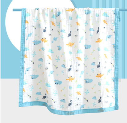 Belle couche Gauze Fabric 200gsm de l'impression 4 d'animaux aucun agent fluorescent