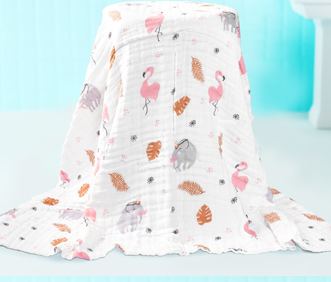 Gauze Fabric Baby Gauze Blankets naturel écologique 100m/petit pain
