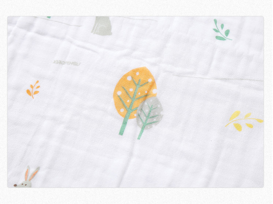 Réactif en imprimant 6 couches Gauze Fabric 58 pouces gardez le bébé chaud pour envelopper le tissu
