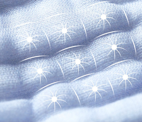 Stabilité teignant Gauze Fabric Multilayer Gauze Material solide par la cour