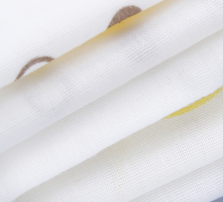 Deux couches de double Gauze Material Bamboo Swaddle Blanket de 40S 125GSM