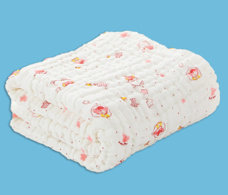 Évaluez les bébés multicouche de Gauze Fabrics Saliva Towel For de coton de crêpe