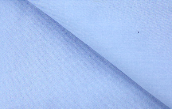 TC6535 tissu de chemise de veste tissé par coton uniforme de polyester de comité technique du tissu 130X 72 155GSM 32SX32S