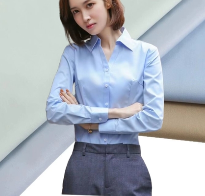 60% de coton 40% de polyester tissus CVC `Pantalons Vêtements de travail quotidiens 125gm Chemises de bureau
