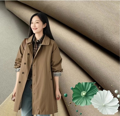 35% Coton / 65% Polyester 240 G/M² Veste de travail Uniforme Manteaux Tissu